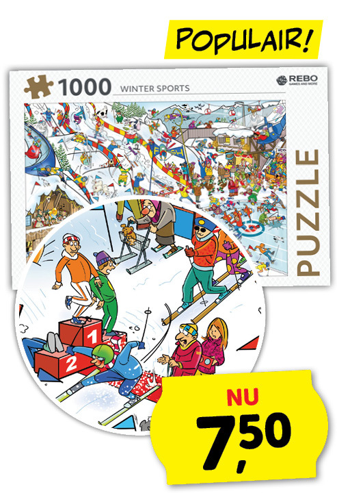 Legpuzzel Winter Sports 1000 stukjes