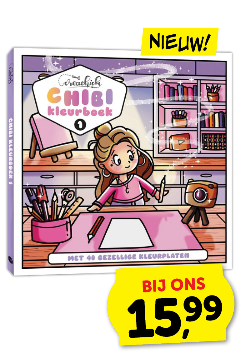 CreaChick Chibikleurboek 1