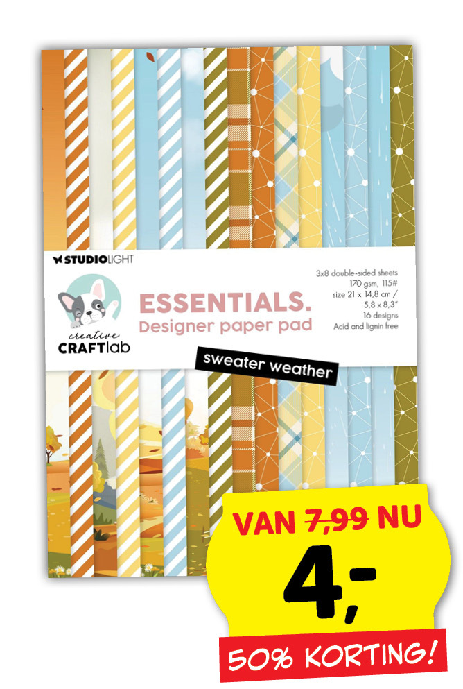 Craftlab paper pad 24 vel Sweater Weather