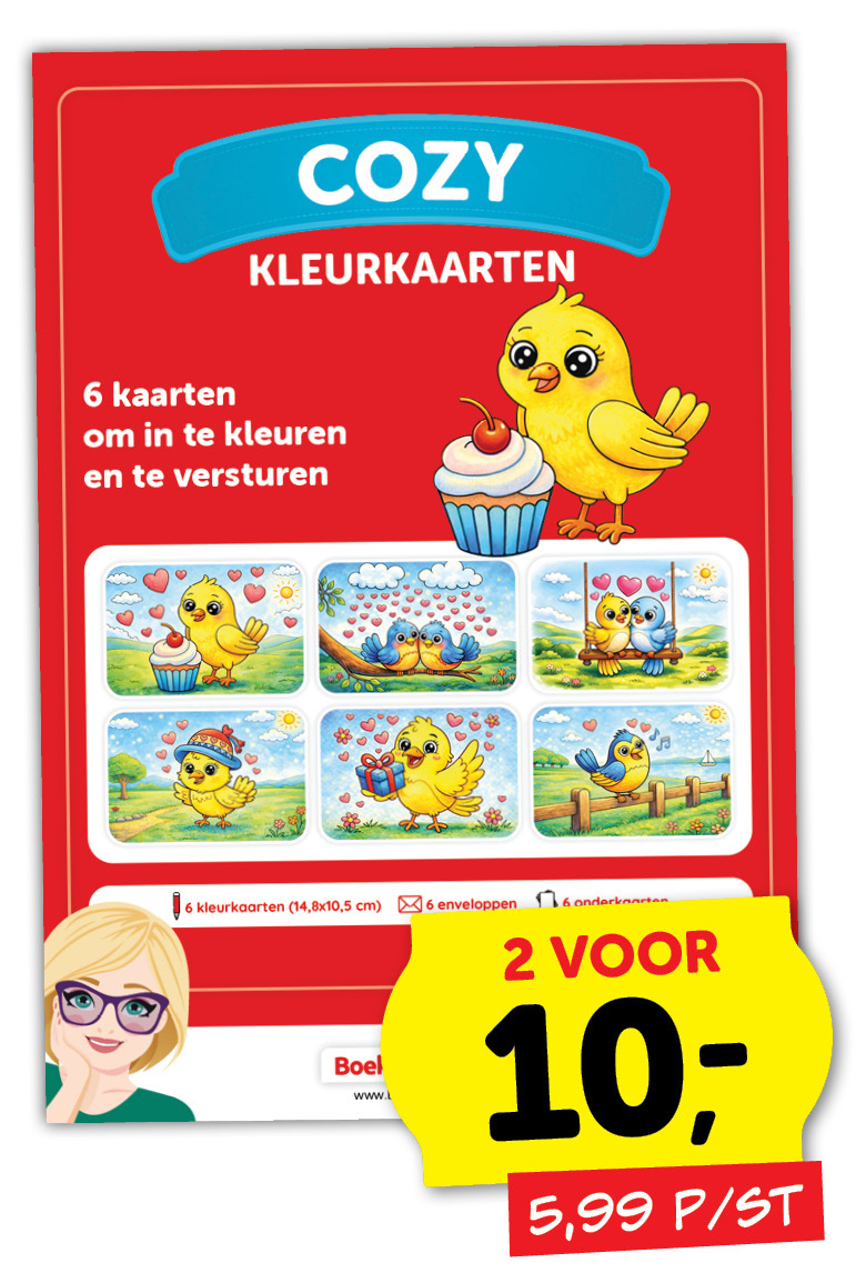 Cozy Kleurkaarten Schattige Eendjes