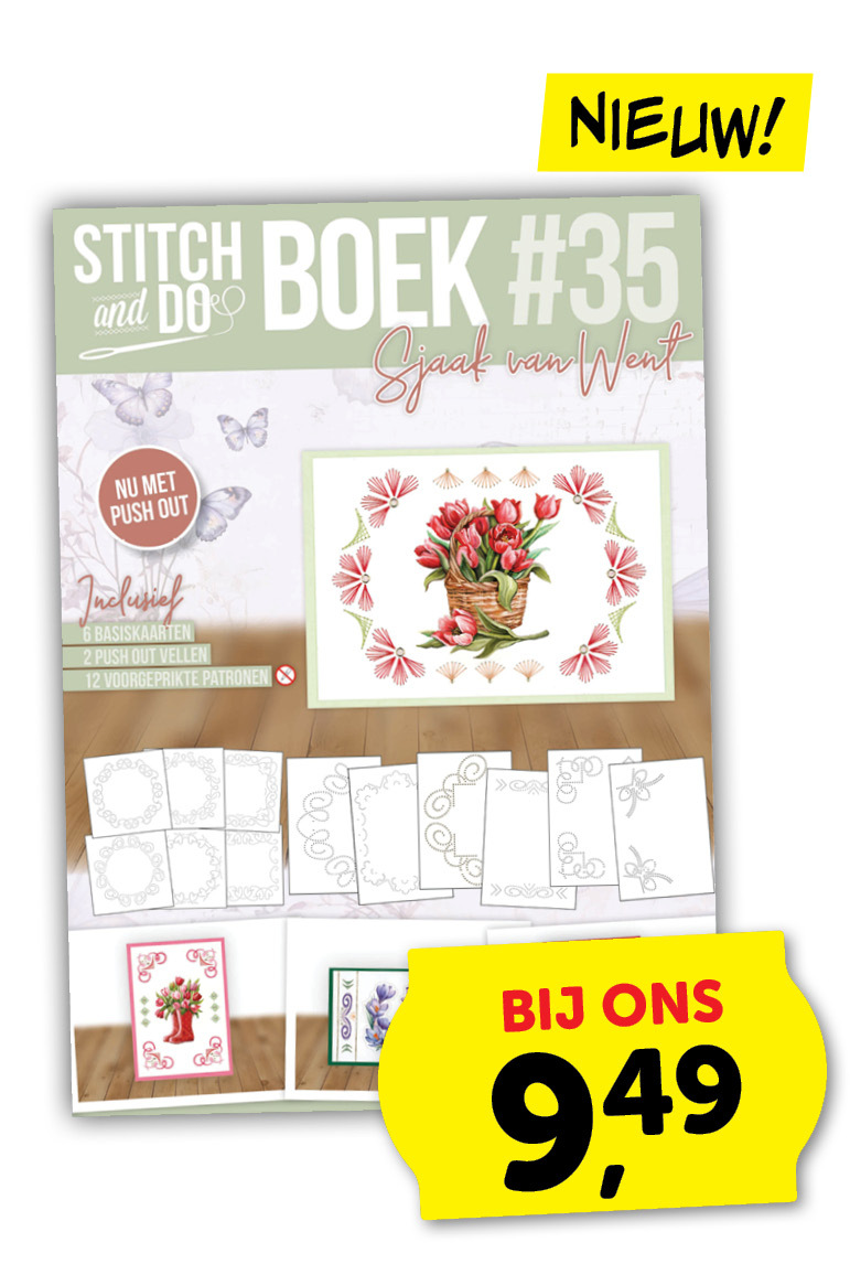 Stitch & Do Boek A6 - 35 - Springtime