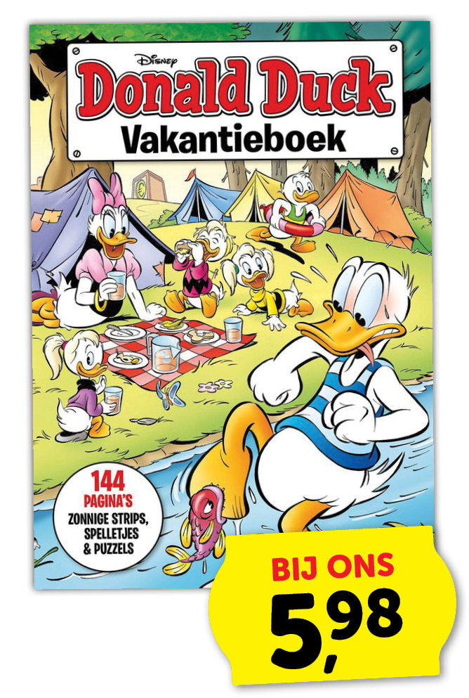 Donald Duck Vakantieboek - Tent